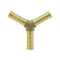 Brass Tee Y Connector 6mm