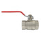 Brass Nickel-Plated Lever Valve 3/4" BSPF