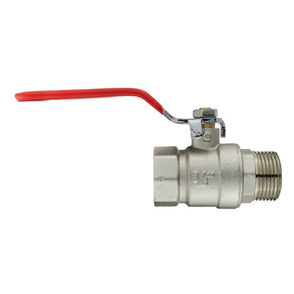 IBC 2” S60X6 Cap with Lever Valve and 19mm Brass Barb
