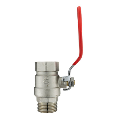 IBC 2” S60X6 Cap with Lever Valve and Male Quick Connector Zinc