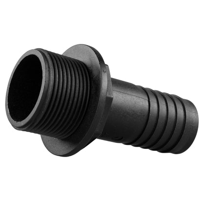 Tank Connector with Washer & Nut 1"BSPM - 1" Barb
