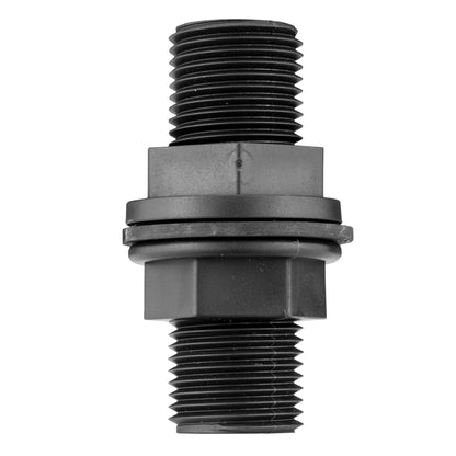 Water Butt Kit 1/2” BSP with Metal BSPF Bib Valve and Male Quick Connect Outlet
