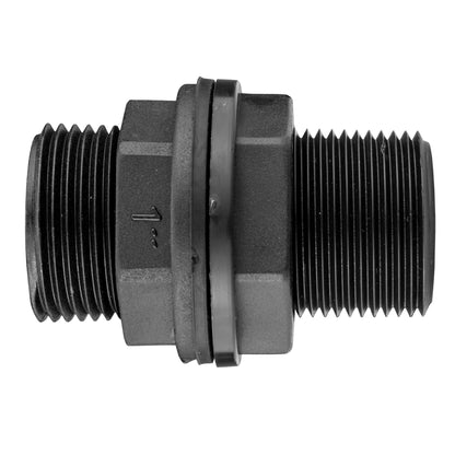 Water Butt Kit 1” BSP with Lever Valve and 25mm Brass Barb