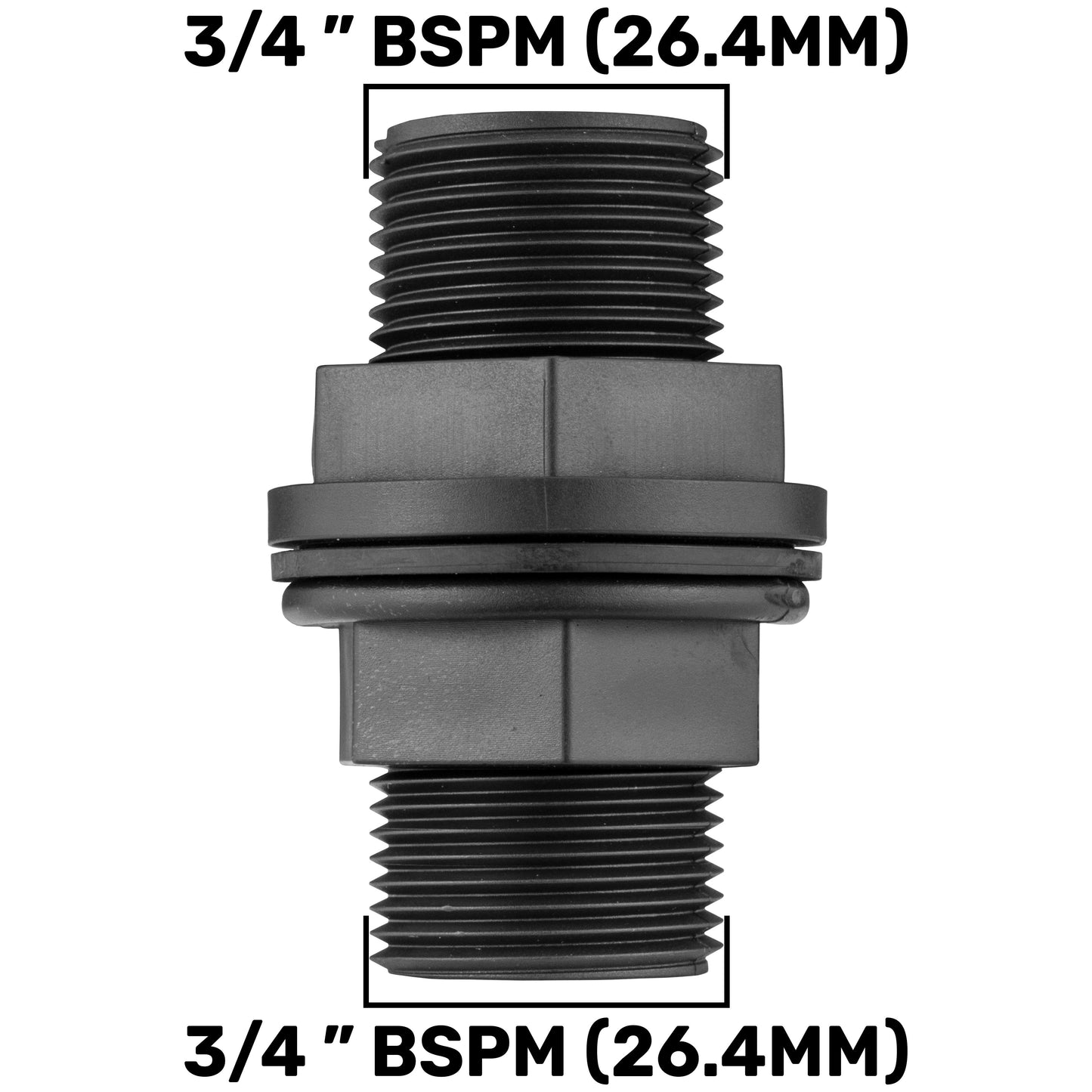 Water Butt ¾” BSP with Adjustable WL Connector