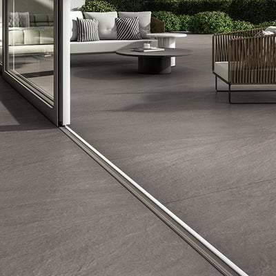 Ceres Slate Finish Outdoor Basalt Paving Tile (Pack of 2)
