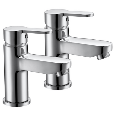 Luna Chrome Bath Taps