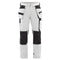 Blaklader 1079 4-Way Stretch Painters Work Trousers White/Dark grey / 34" Waist, Regular Leg