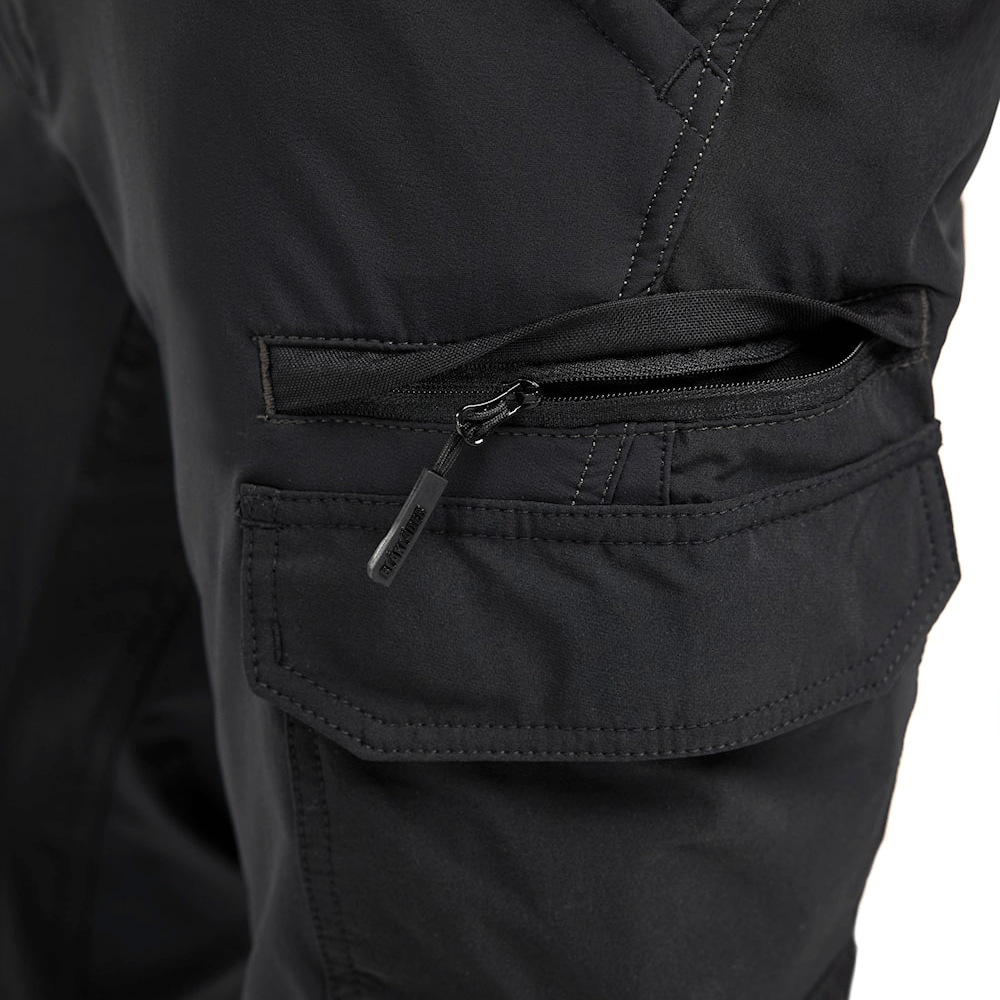 Blaklader 1422 4-Way Stretch Service Work Trousers Black / Dark Grey