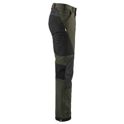 Blaklader 1422 4-Way Stretch Service Work Trousers Olive Green