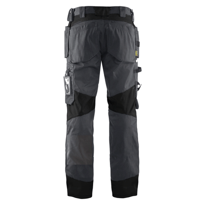 Blaklader 1555 Holster Pocket Craftsmen Work Trousers Dark Grey / Black