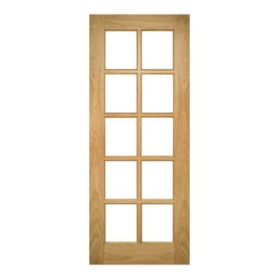 Bristol Oak Unfinished Bevelled Glaze Internal Door - All Sizes