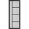Brixton Black Prefinished Glazed Internal Door - All Sizes