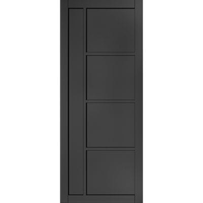 Brixton Black Prefinished Internal Door - All Sizes