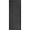 Brixton Black Prefinished Internal Door - All Sizes