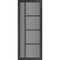 Brixton Black Prefinished Tinted Glazed Internal Door - All Sizes