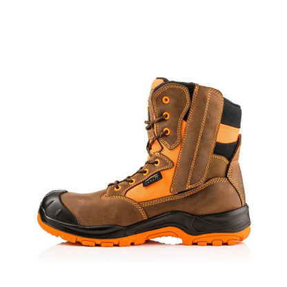 Buckler BVIZ1 S3 360° High Visibility Metal Free Waterproof Safety Lace/Zip Boot