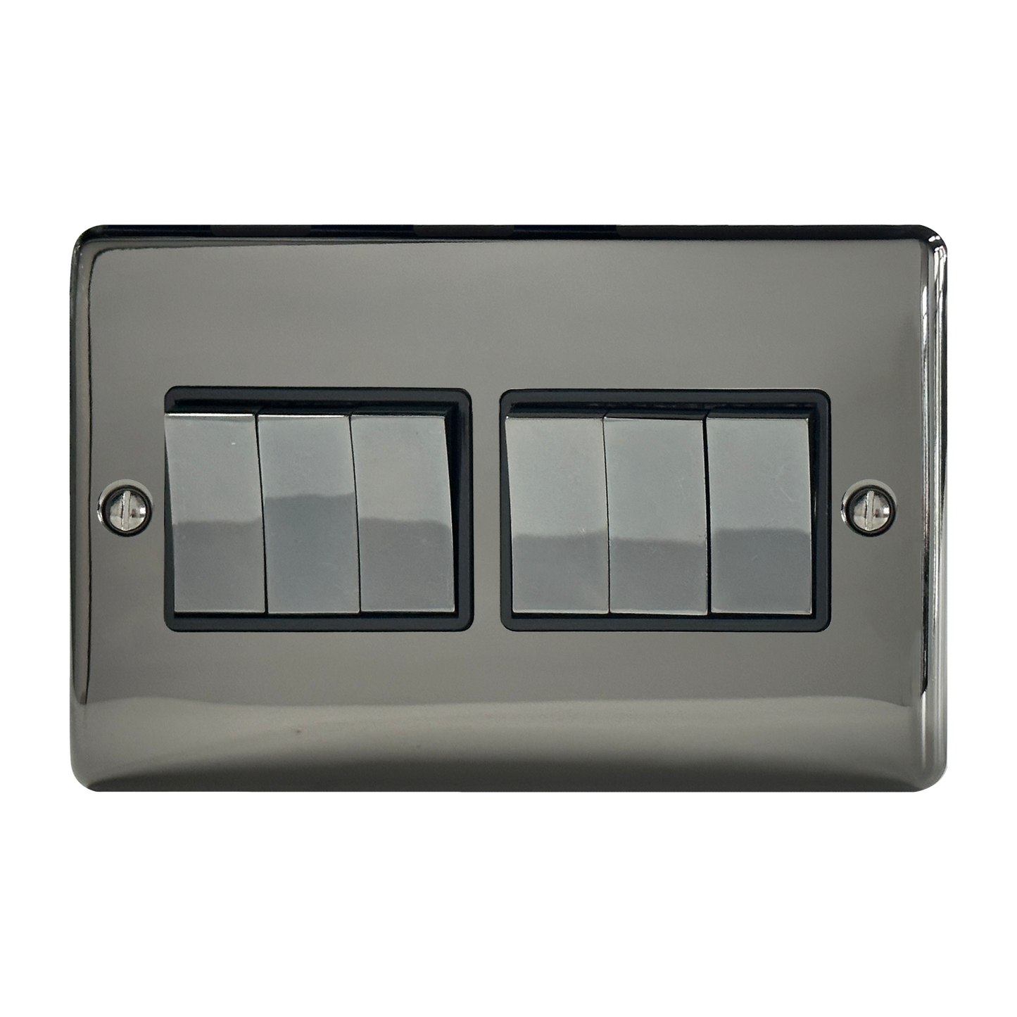 Caradok 6G 2Way 10A Switch Black Nickel