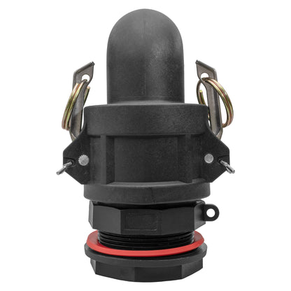 Camlock Male - Water Butt Connector with Hose Tail Elbow