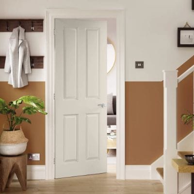 Canterbury Textured White Primed Internal Door - All Sizes