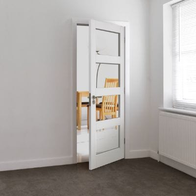 Cayman White Primed Internal Door - All Sizes