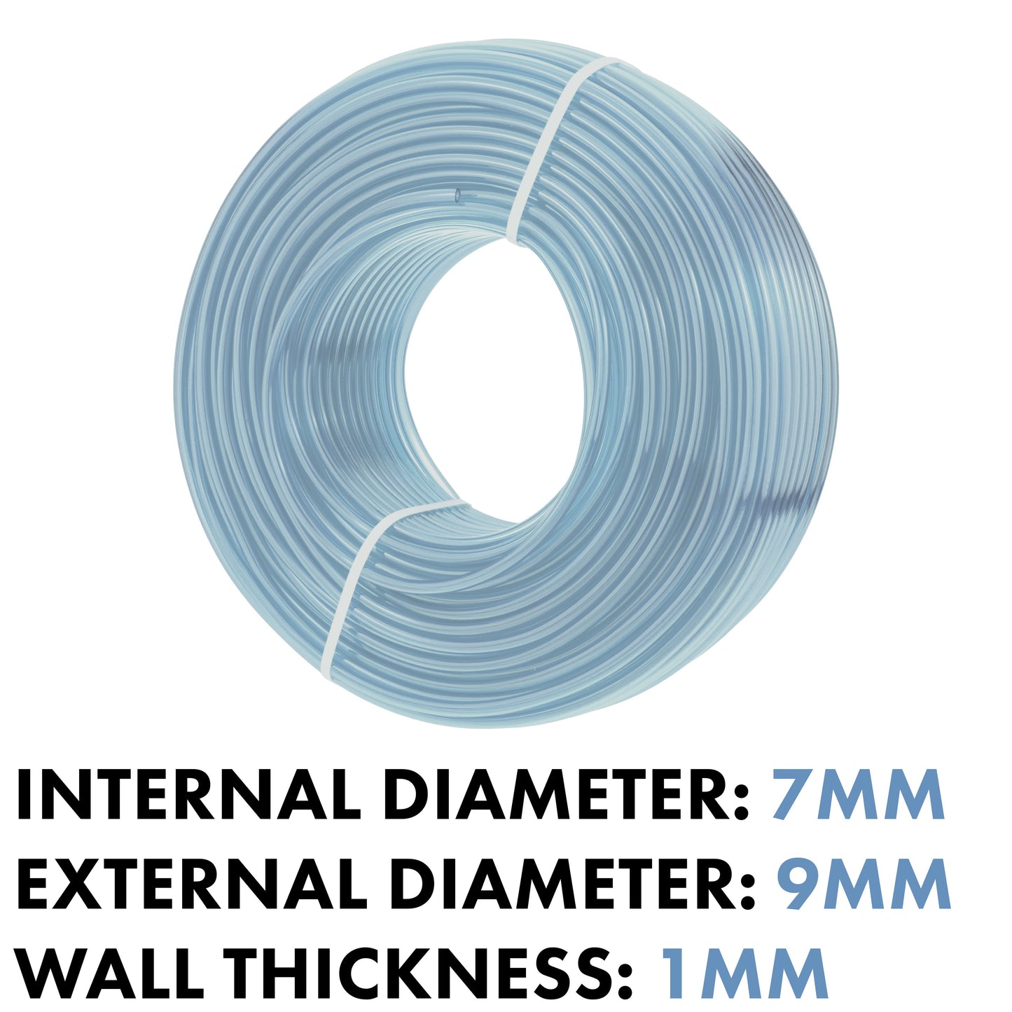 Clear PVC Pipe 7mm*9mm