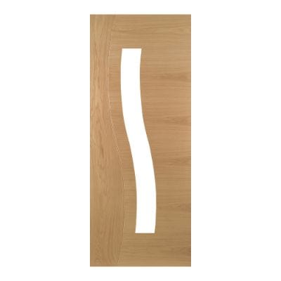 Cadiz Oak Prefinished Glazed Internal Door - All Sizes