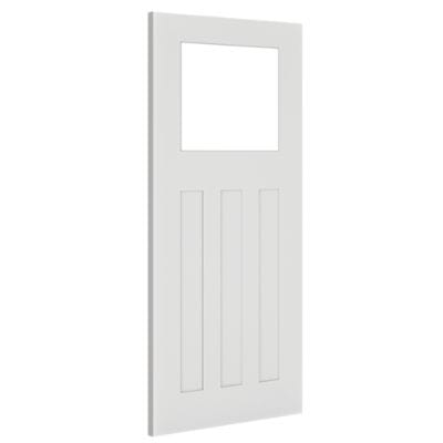 Cambridge White Primed Glazed Internal Door - All Sizes