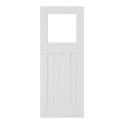 Cambridge White Primed Glazed Internal Door - All Sizes