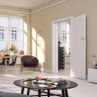 Cambridge White Primed Internal Door - All Sizes