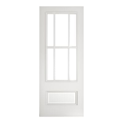 Canterbury White Primed Internal Bevelled Glazed Door - All Sizes