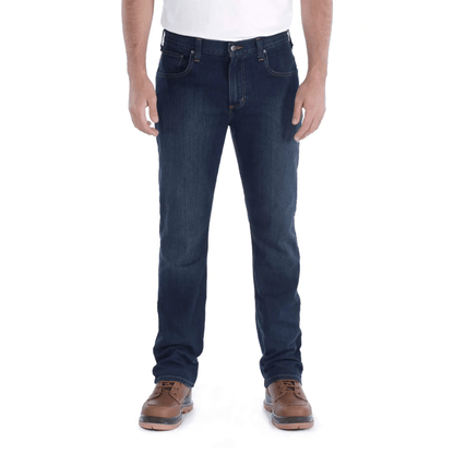 Carhartt 102807 Rugged Flex Straight Fit 5 Pocket Tapered Jean Erie, 38" Waist 34" Leg