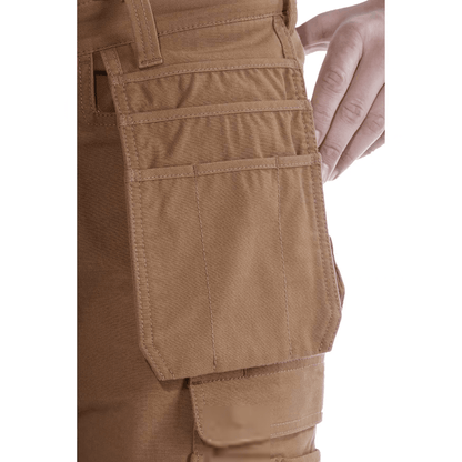 Carhartt 103337 Steel Rugged Flex Relaxed Fit Holster Pocket Work Pant Brown