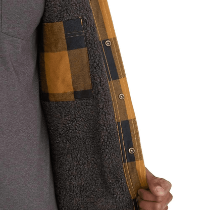 Carhartt 104911 Relaxed Fit Heavyweight Flannel Sherpa Lined Shirt Jac