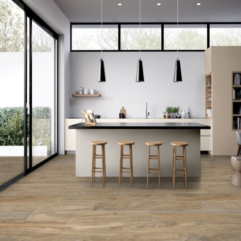 Circle Wood Beige (5 per Box)