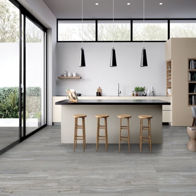 Circle Wood Grey (5 per Box)
