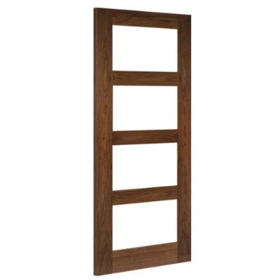 Coventry Walnut Prefinished Glazed Internal Door - All Sizes
