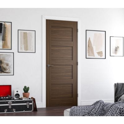 Coventry Walnut Prefinished Internal Fire Door FD30 - All Sizes