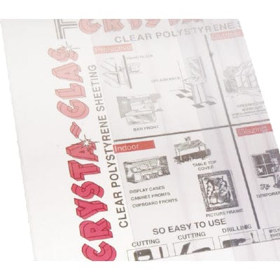 Lightweight Crysta Glass Plastic Sheeting