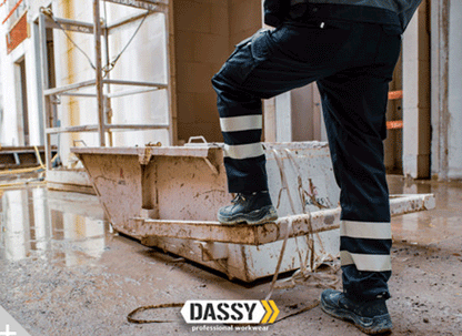DASSY Vegas 200822 Hi-Vis Reflective Work Trousers Various Colours