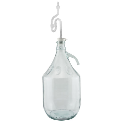 Glass Demijohn 5L 6 Pack Plain With Airlock, Bung & Tube