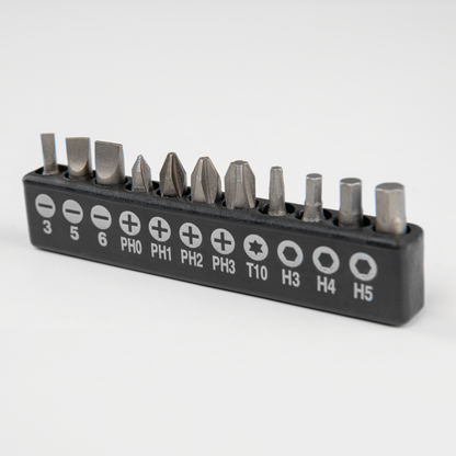 Screwdriver with Multi-Bit Set