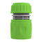 Female Hose Connector, 1/2" or 5/8" Hose, Green/Gray