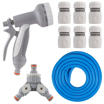 Dog Shower Mix Hot/Cold Water with Valves Blue