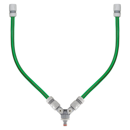 Dog Shower Mix Hot/Cold Water with Valves Green