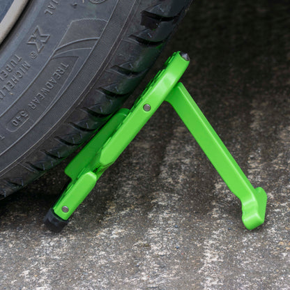 Car Door Step Type B Green - ultimate solution for convenient rooftop access