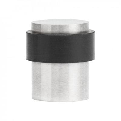 Collared Door Stop Satin Stainless Steel - 30mm x 40mm