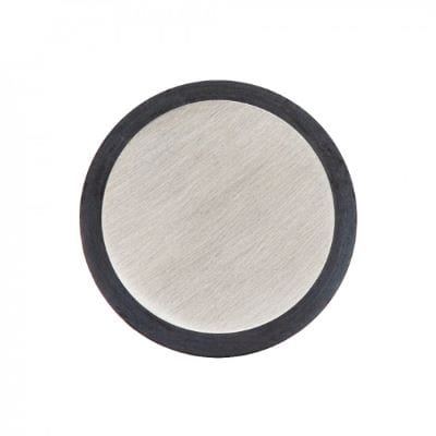 Collared Door Stop Satin Stainless Steel - 30mm x 40mm