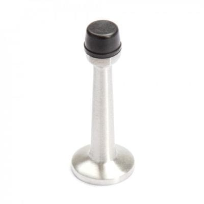 Cylinder Door Stop Satin Stainless Steel - 30mm x 77mm