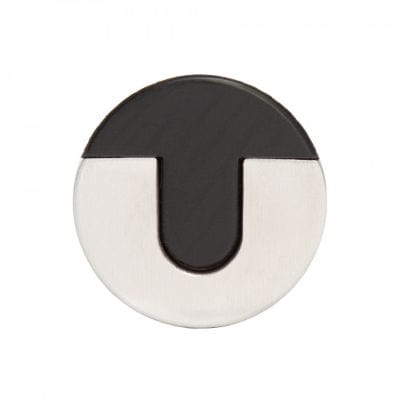 Sloped Door Stop Satin Stainless Steel - 45mm x 25mm