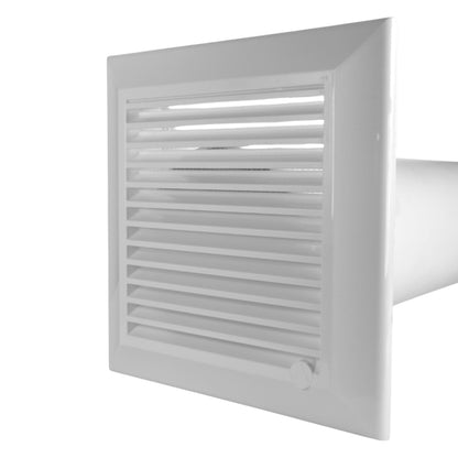 Through Wall Ventilation Kit Duo Smart DS4178 Vent with Brown External Vent